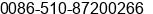 Fax number of Mr. Robin xu at yixing