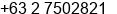 Fax number of Ms. Baby Reyes at Makati City