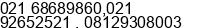 Mobile number of Mr. Nekson Tambunan at Jakarta