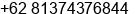 Mobile number of Mr. MULYADI at PADANG