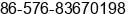 Phone number of Mr. Eric Xiang at Taizhou