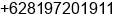 Phone number of Mr. Eddy Lie at Medan