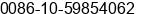 Phone number of Ms. Melinda Jackson at Beijing