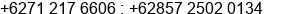 Phone number of Mr. Yosua Djie at Surakarta