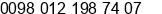 Phone number of Mr. Alireza ESMAEILI at Tehran